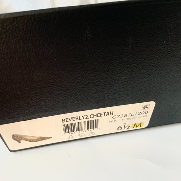 Naturalizer Beverly Leopard Cheetah Pump Heel Shoe - Picture 11 of 11